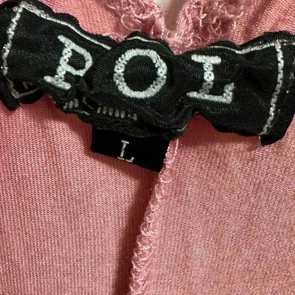 POL Dusty Rose Jersey Knit Dress Size Large - Picture 4 of 5